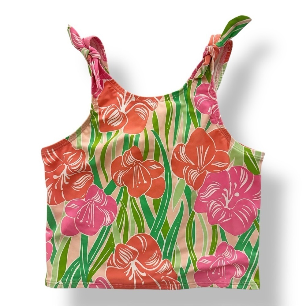 Lilly Pulitzer | Floral Tankini Top (8 yrs) 🌺